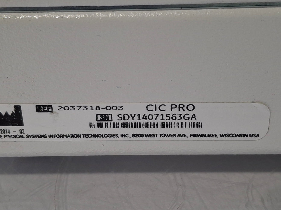 GE Healthcare MP100D CIC Pro Carescape Central Station