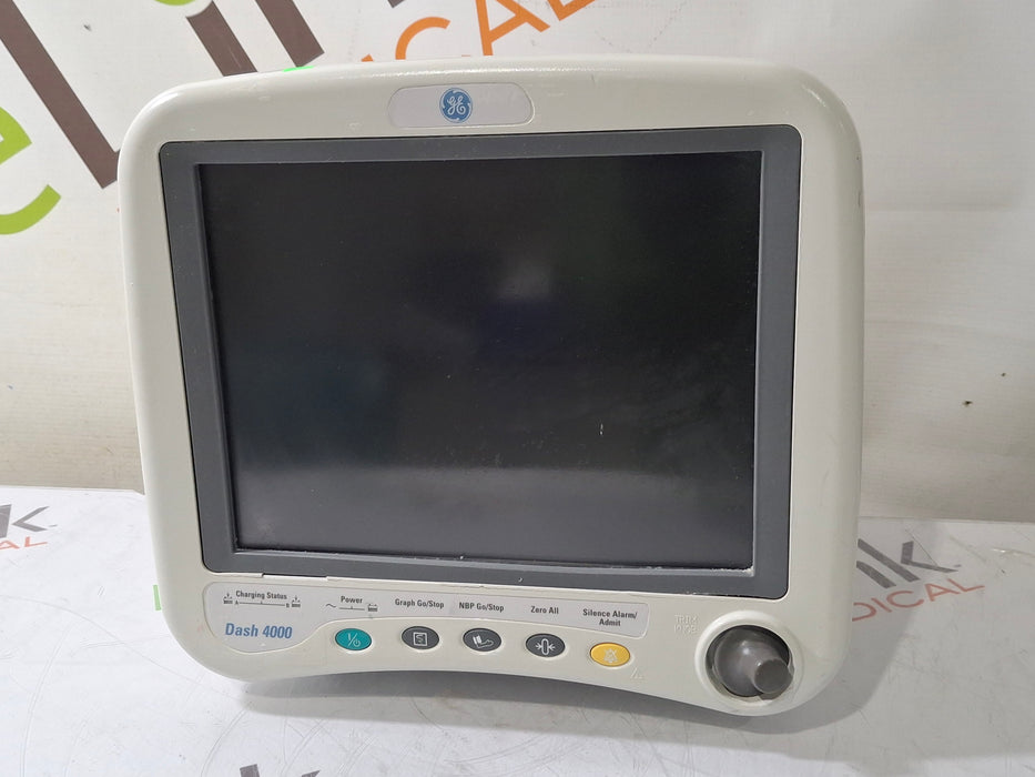 GE Healthcare Dash 4000 - Masimo SpO2 Patient Monitor