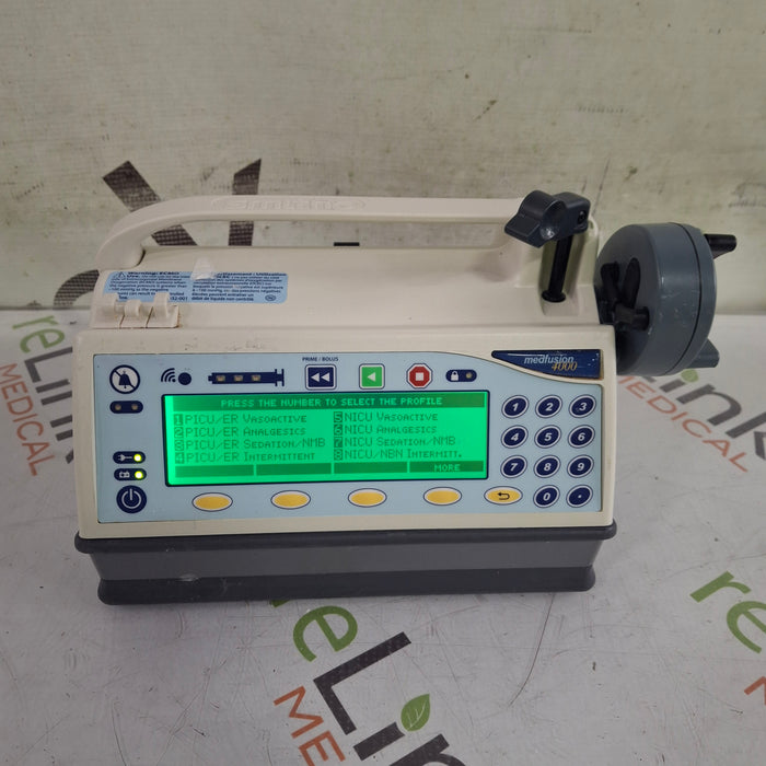 Smiths Medical Medfusion 4000 Syringe Infusion Pump