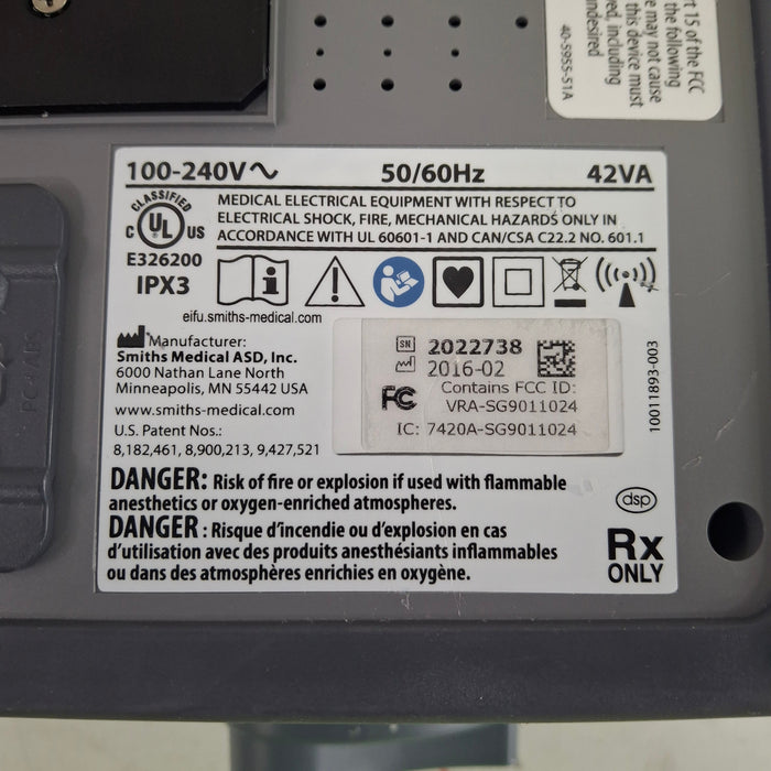 Smiths Medical Medfusion 4000 Syringe Infusion Pump