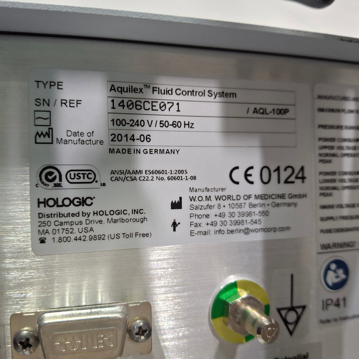 Hologic, Inc. Aquilex Fluid Control System