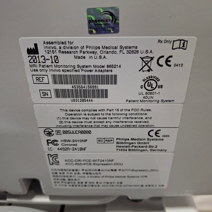 Invivo MDE Expression MRI Patient Monitoring System