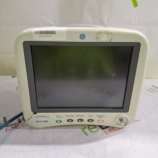 GE Healthcare GE Healthcare Dash 4000 - Masimo SpO2 Patient Monitor Patient Monitors reLink Online