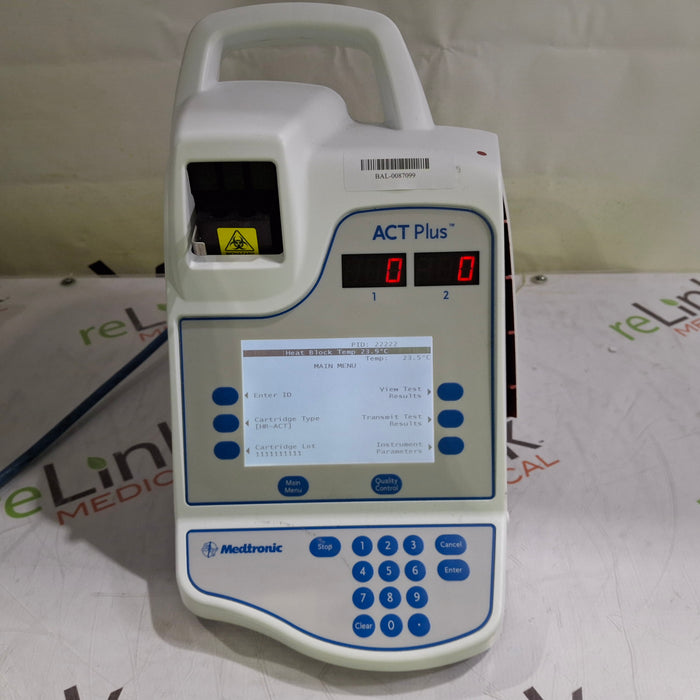 Medtronic ACT Plus Automated Coagulation Timer