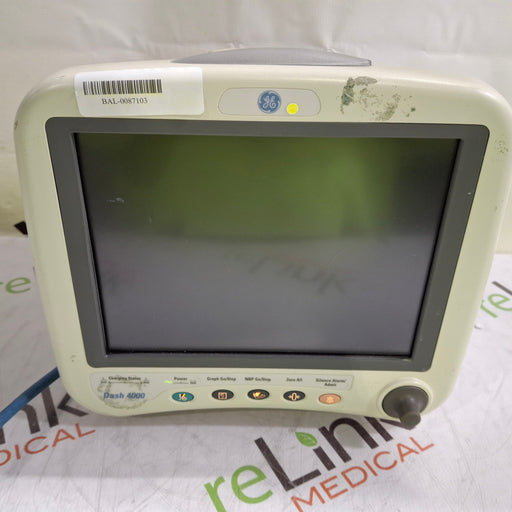 GE Healthcare GE Healthcare Dash 4000 - Masimo SpO2 Patient Monitor Patient Monitors reLink Online