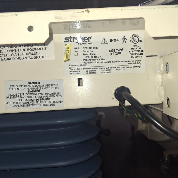 Stryker Secure II 3002 Hospital Bed
