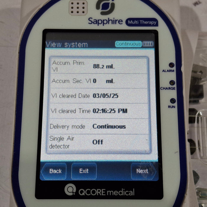 QCore Medical Sapphire Multi-Therapy Infusion Pump