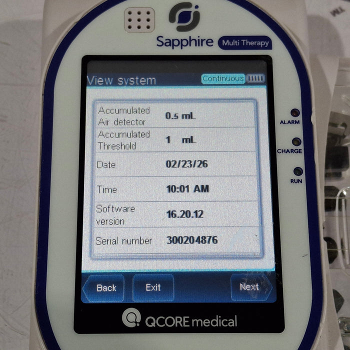 QCore Medical Sapphire Multi-Therapy Infusion Pump