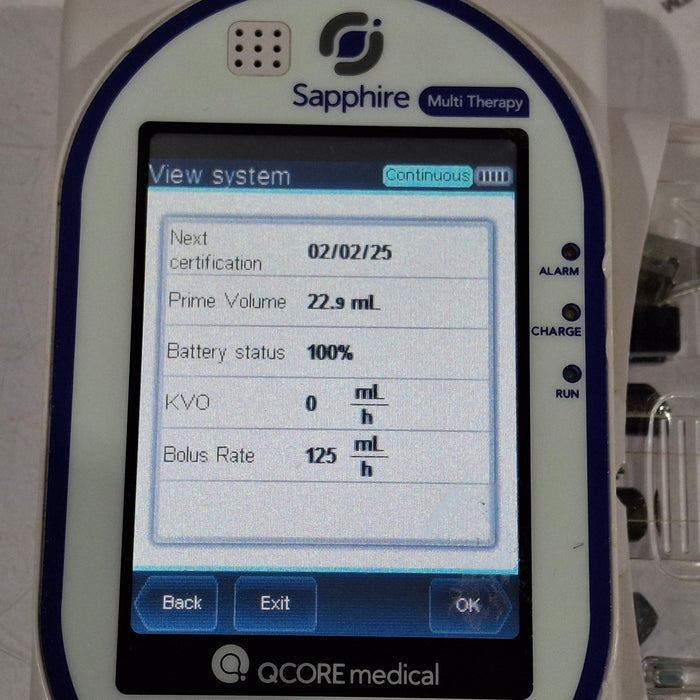 QCore Medical Sapphire Multi-Therapy Infusion Pump