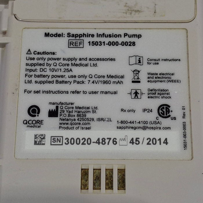 QCore Medical Sapphire Multi-Therapy Infusion Pump