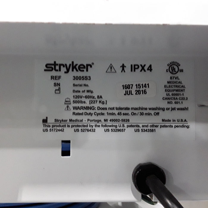 Stryker Secure III 3005 Hospital Bed