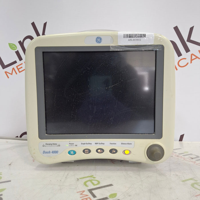 GE Healthcare Dash 4000 - Masimo SpO2 Patient Monitor