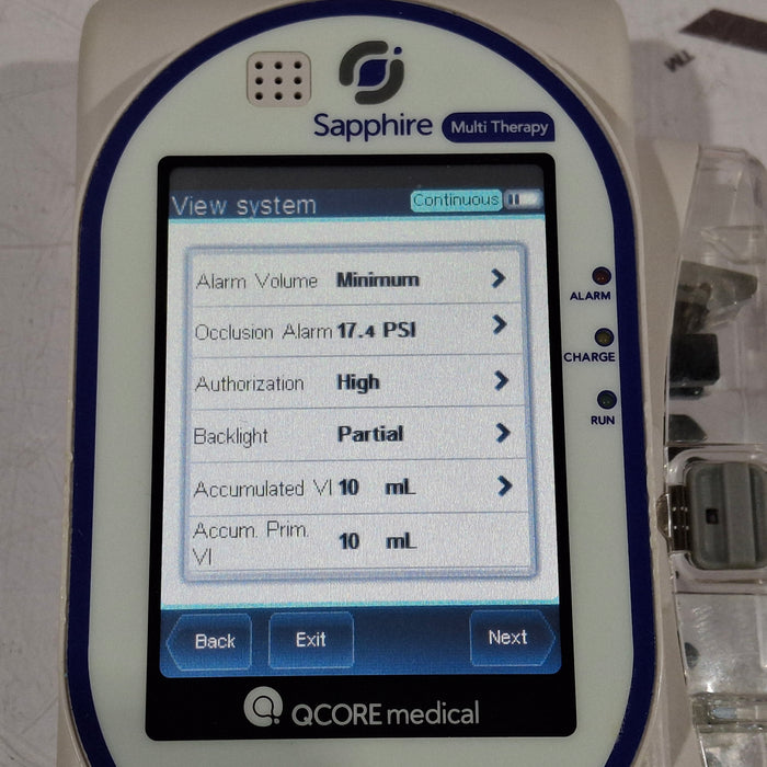 QCore Medical Sapphire Multi-Therapy Infusion Pump