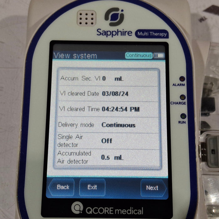 QCore Medical Sapphire Multi-Therapy Infusion Pump