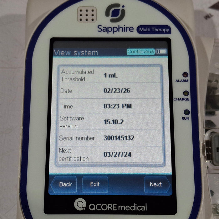 QCore Medical Sapphire Multi-Therapy Infusion Pump