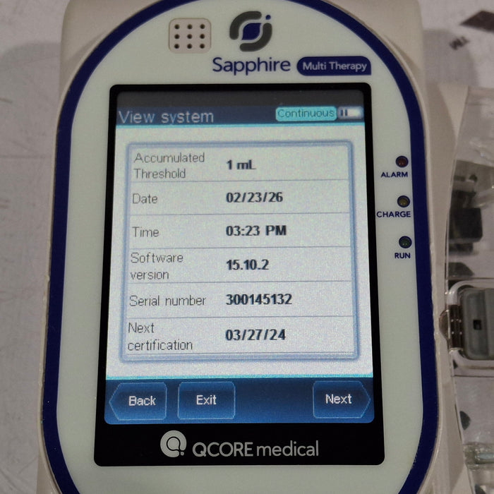 QCore Medical Sapphire Multi-Therapy Infusion Pump