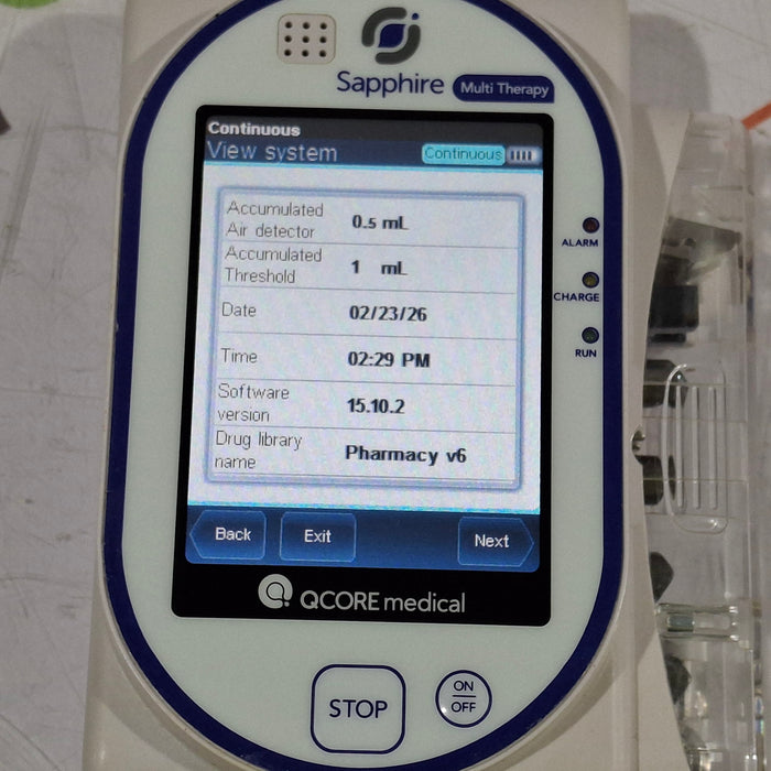 QCore Medical Sapphire Multi-Therapy Infusion Pump