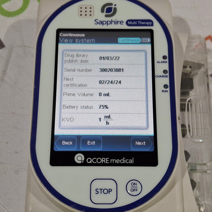 QCore Medical Sapphire Multi-Therapy Infusion Pump
