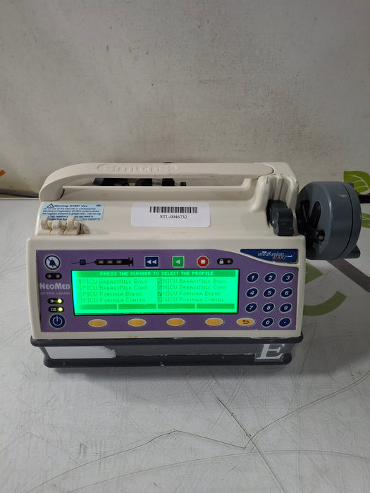 Smiths Medical Medfusion 4000 Syringe Infusion Pump