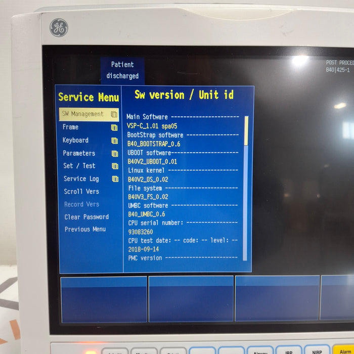 GE Healthcare B40 Patient Monitor
