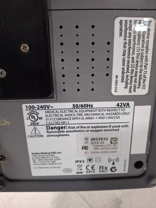 Smiths Medical Medfusion 4000 Syringe Infusion Pump