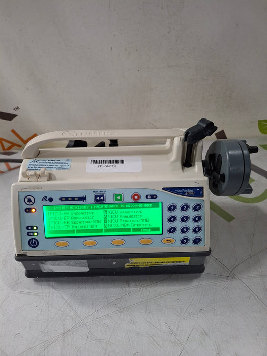 Smiths Medical Medfusion 4000 Syringe Infusion Pump