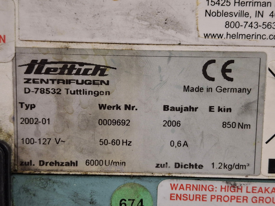 Hettich Instruments Hettich Instruments Zentrifugen EBA 20C Centrifuge Centrifuges reLink Online