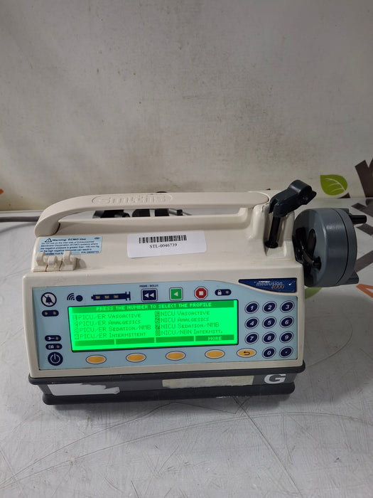 Smiths Medical Medfusion 4000 Syringe Infusion Pump