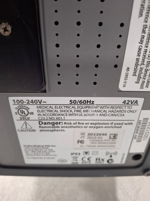 Smiths Medical Medfusion 4000 Syringe Infusion Pump