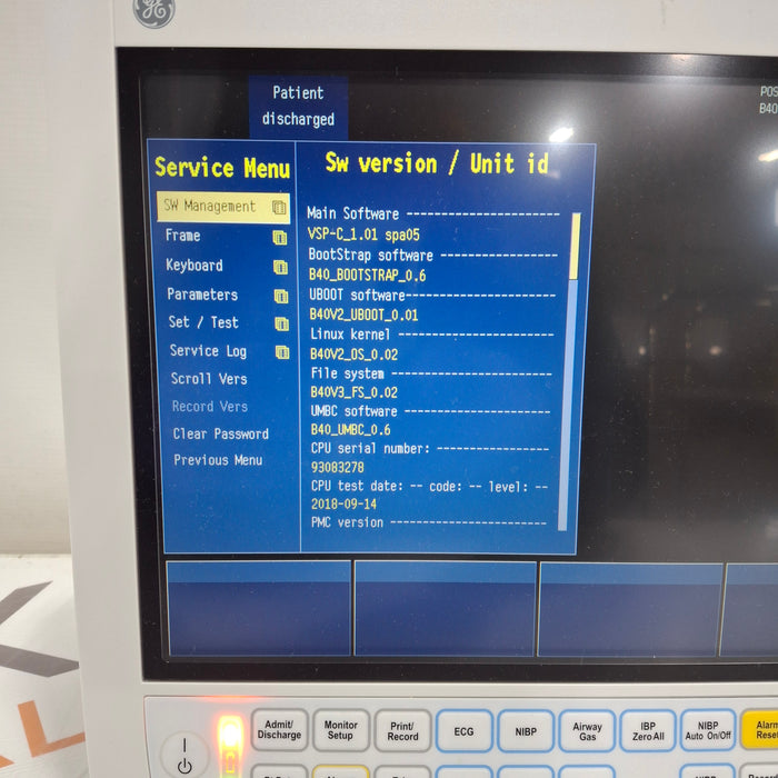 GE Healthcare B40 Patient Monitor