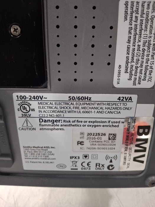 Smiths Medical Medfusion 4000 Syringe Infusion Pump