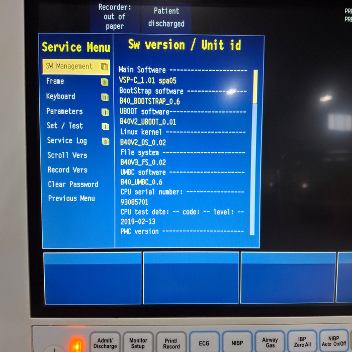 GE Healthcare B40 Patient Monitor