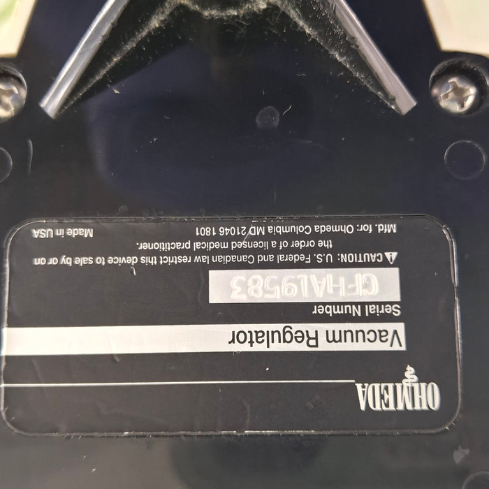 Ohmeda Medical Ohmeda Medical Vacuum Regulator Respiratory reLink Online