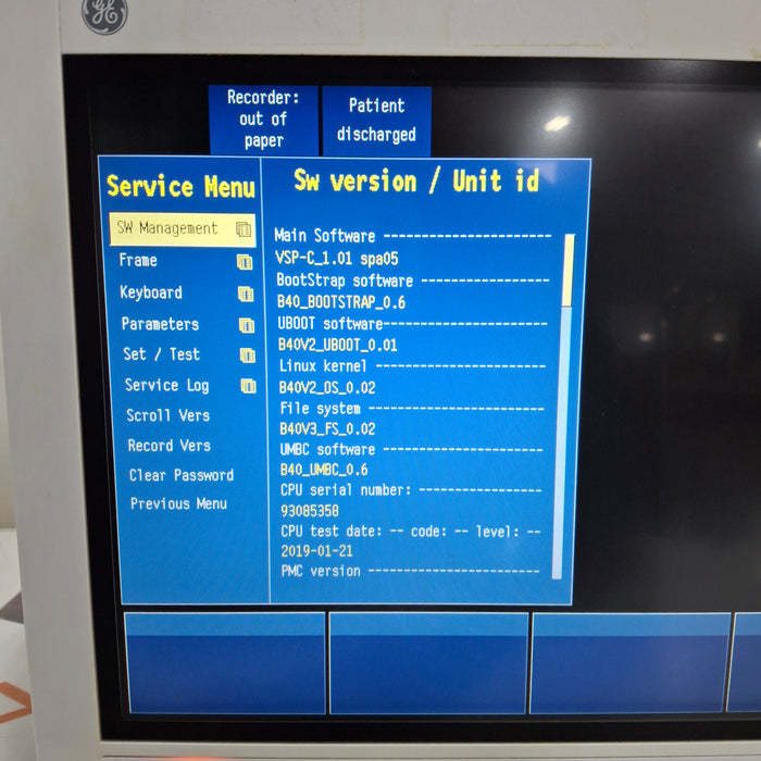 GE Healthcare B40 Patient Monitor