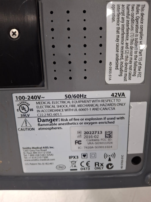 Smiths Medical Medfusion 4000 Syringe Infusion Pump