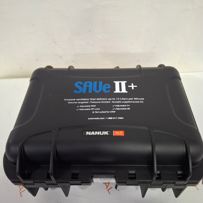 Automedx SAVe II + Automated Ventilator