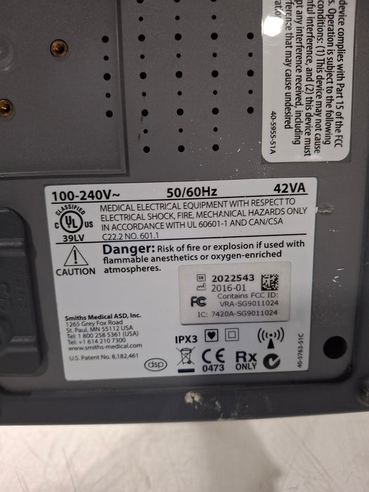Smiths Medical Medfusion 4000 Syringe Infusion Pump