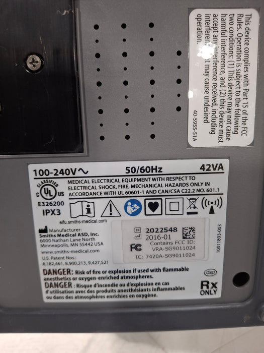 Smiths Medical Medfusion 4000 Syringe Infusion Pump