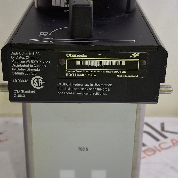 Datex-Ohmeda Isotec 5 Isoflurane Vaporizer