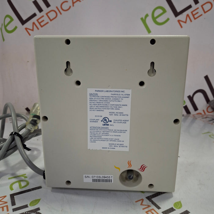 Parker Laboratories Inc Parker Laboratories Inc 82 03 Thermasonic Gel Warmer Ultrasound reLink Online