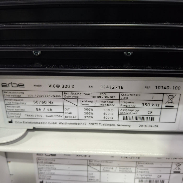 Erbe VIO 300D Electrosurgical Unit