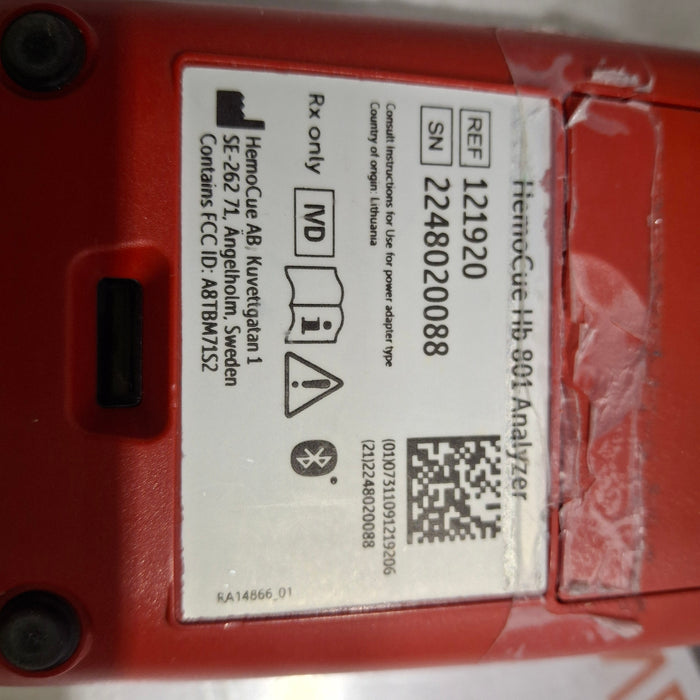 HemoCue Hb 801 Hemoglobin System Analyzer