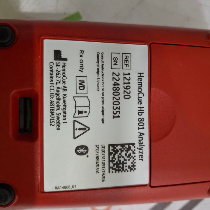 HemoCue Hb 801 Hemoglobin System Analyzer
