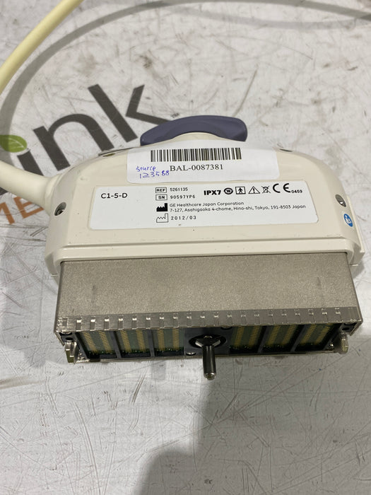GE Healthcare C1-5-D Convex Transducer