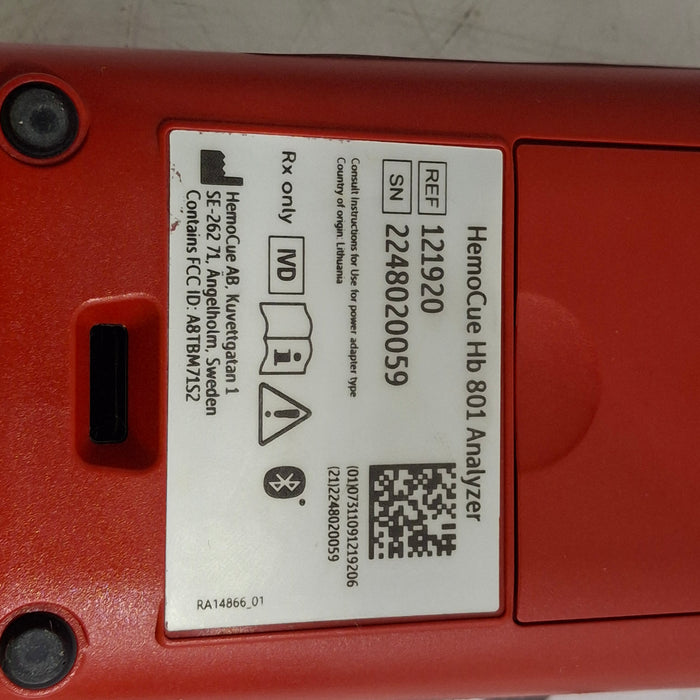HemoCue Hb 801 Hemoglobin System Analyzer
