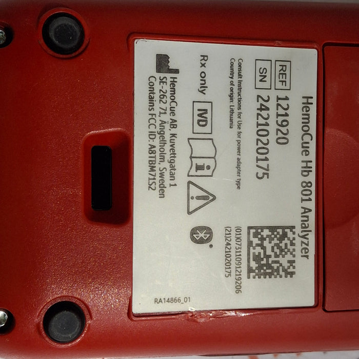 HemoCue Hb 801 Hemoglobin System Analyzer