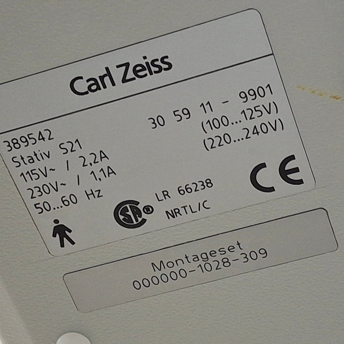 Carl Zeiss OPMI 1-FC / S21 Surgical Microscope