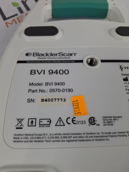 Verathon Medical, Inc BVI 9400 Bladderscan
