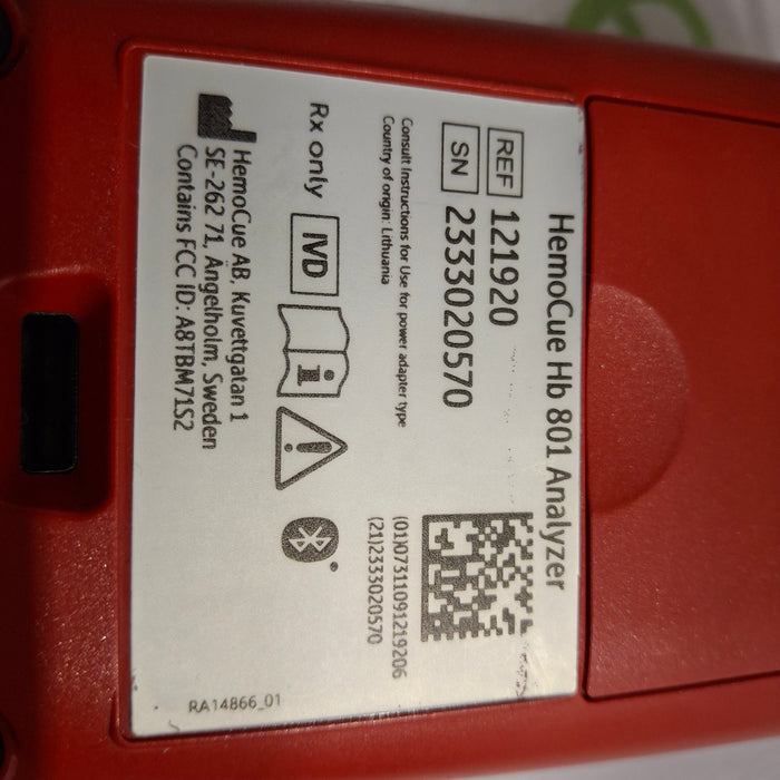 HemoCue Hb 801 Hemoglobin System Analyzer