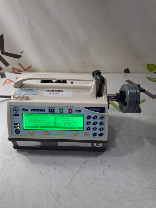 Smiths Medical Medfusion 4000 Syringe Infusion Pump